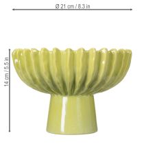 Article Bol en céramique, design élégant pour une décoration de table raffinée et un accessoire de maison, 21 cm