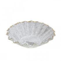 Article Moule à gâteau à planter, décoration en métal, moules à pâtisserie avec décoration dorée Ø16,5cm H4,5cm