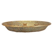 Bougeoir métal antique bougeoir bâton doré Ø32cm