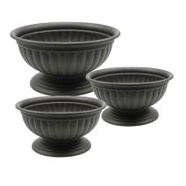 Article Bol avec pied anthracite, 1 pièce