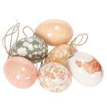 Article Décorations d'œufs de Pâques : idées originales. Charmants accessoires de décoration de Pâques, 6 cm, lot de 6.