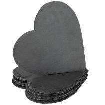 Article Décoration coeur en ardoise coeur ardoise assiette ardoise 20cm 5pcs