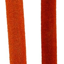 Article Massettes sur tige Epis de roseaux naturelles Orange 100pcs