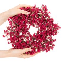 Article Couronne de fleurs artificielles, décoration de gypsophile, 30 cm