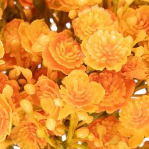 Article Branches artificielles de gypsophile orange pour compositions florales, 30 cm, lot de 10.
