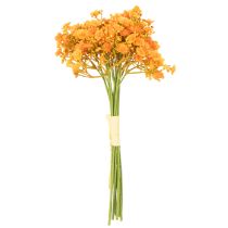 Article Branches artificielles de gypsophile orange pour compositions florales, 30 cm, lot de 10.