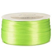 Article Ruban satin cadeau vert clair 6 mm 50 m