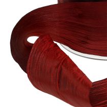 Article Ruban Bordeaux &quot;Crash&quot; 50mm 20m