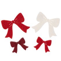 Article Nœuds décoratifs assortis, assortiment de 48 pièces, pour décorations de Noël et loisirs créatifs, 5 cm.