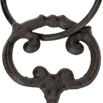 Article Porte-clés décoratif, motif clé ancienne, accessoire de décoration nostalgique, 27 cm