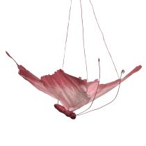 Article Grande décoration suspendue papillon, élégante décoration murale, 50 cm, 2 pièces