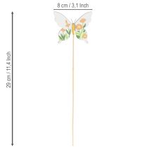 Article Tuteurs papillon, parfaits pour décorer le jardin ou les pots de fleurs, 29 cm, lot de 12