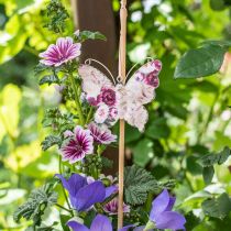 Papillon à suspendre métal déco cintre 9cm décoration printanière 6pcs