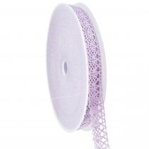 Article Ruban décoratif fleur ruban décoratif violet ruban décoratif W16mm L20m