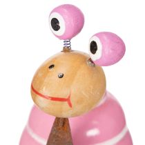 Article Figurine d'escargot au design amusant, charmante décoration printanière, 9 cm, lot de 4