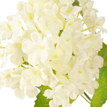 Article Branche de viorne artificielle boule de neige fleurs blanches L90cm