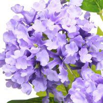 Article Boule de neige fleurs artificielles fleur violette 5 ombelles L78cm 2pcs