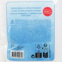 Article Couverture de neige tapis de neige en mica avec paillettes argentées 120×80cm