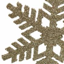Article Plug décoratif flocon de neige pailleté Ø8/10cm 18 pcs