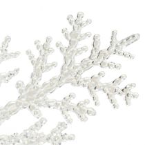 Article Décoration flocon de neige cristal de glace à suspendre 18×20cm 4pcs