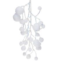 Article Branches décoratives flocon de neige à suspendre paillettes 30cm 2pcs