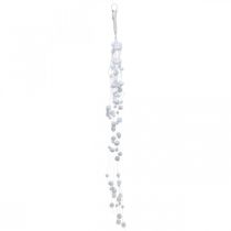 Article Guirlande Boules de Neige Guirlande Hiver Flocons Blanc 72cm