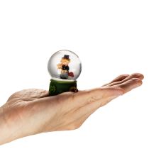 Article Boule à neige porte-bonheur avec figurine de ramoneur, 4 cm, 3 pièces