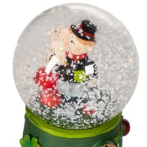 Article Boule à neige porte-bonheur avec figurine de ramoneur, 4 cm, 3 pièces