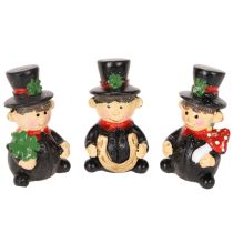 Article Figurine porte-bonheur de ramoneur à coller, 5 cm, lot de 6