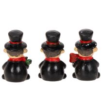 Article Figurine porte-bonheur de ramoneur à coller, 5 cm, lot de 6