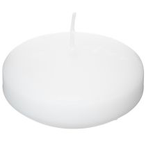 Article Bougie flottante pour soirées romantiques ou décorations festives, convient également à une utilisation extérieure. 8 cm, 8 cm de hauteur, lot de 8.