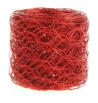 Tresse hexagonale 50mm 5m rouge