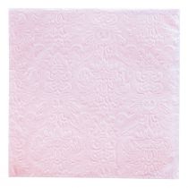 Serviettes Ornements de Printemps Roses en Relief 33x33cm 15pcs