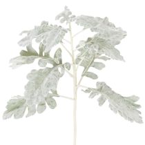 Article Branche artificielle de séneçon (Senecio), finement travaillée, 45 cm, 3 pièces