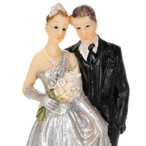 Article Couple pour les noces d'argent (10 cm)