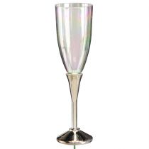 Article Décoration de réveillon à suspendre coupe à champagne sur fil H9,5cm 8 pièces