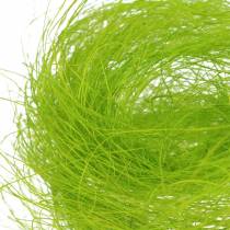 Herbe décorative verte printanière en sisal 500g