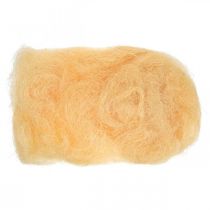 Sisal Abricot matériau naturel rembourrage fibre de laine déco 300g