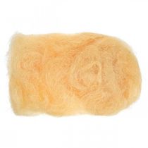 Sisal Abricot matériau naturel rembourrage fibre de laine déco 300g