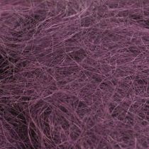 Sisal Fibre de sisal violet pour artisanat et décoration 300g