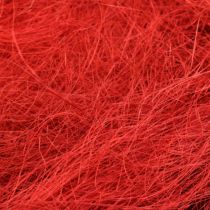Sisal rouge bordeaux fibre naturelle 300g