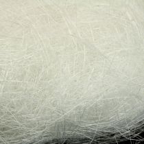 Herbe de sisal blanche, herbe de sisal pour l&#39;artisanat, matériel artisanal matériau naturel 300g