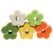 Fleur en sisal Ø 7,5 cm 25 p.