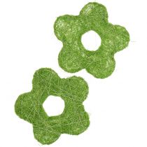 Fleur en sisal Ø 7,5 cm 25 p.