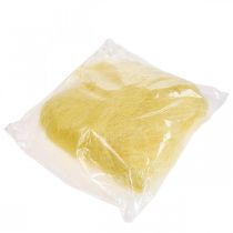 Article Herbe de sisal pour l'artisanat, matériel artisanal, matériau naturel jaune 300g