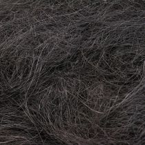 Article Herbe de sisal pour l&#39;artisanat, matériel artisanal, matériau naturel gris 300g