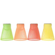 Article Lanterne solaire de jardin suspendue, lampe LED 4 couleurs Ø14,5 cm, lot de 4