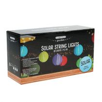 Article Lanterne solaire chaîne LED colorée 4,5m 10 ampoules blanc froid