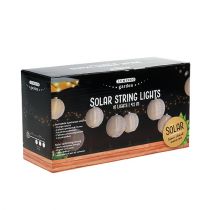 Article Lanterne solaire chaine LED 4.5m blanc 10 ampoules
