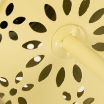 Article Lampe solaire de table à motif floral délicat pour balcon ou terrasse, 28 cm